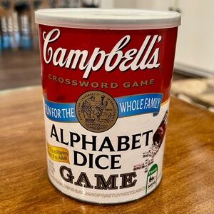 🦋 Campbell's Crossword Alphabet Dice Game